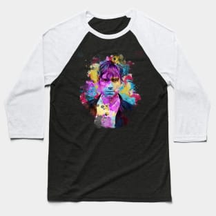 Damon Albarn - Watercolor Illustration Baseball T-Shirt